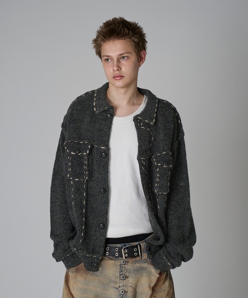 WISH FOR EVER（ウィッシュフォーエバー） カーディガン DESIGN STITCH