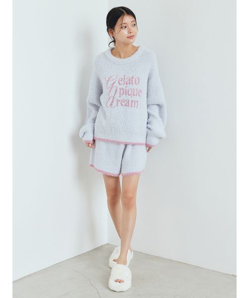 gelato pique（ジェラートピケ） パジャマ ルームウェア ラメフェザー