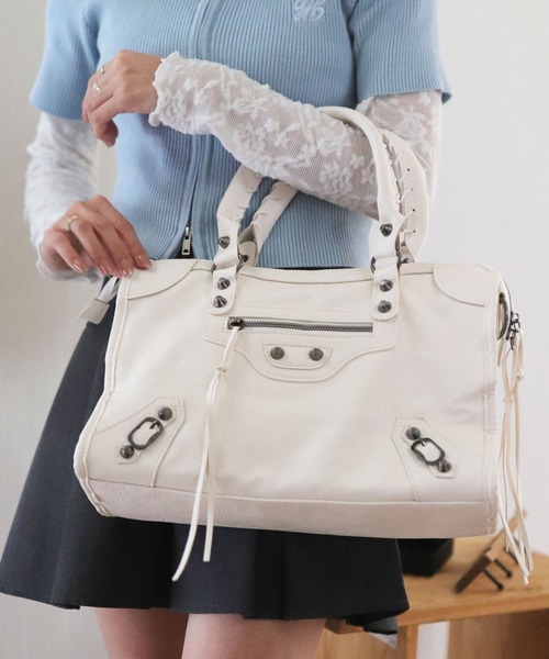 florist（フローリスト） ボストンバッグ 2WAY グランジレザーサンカク