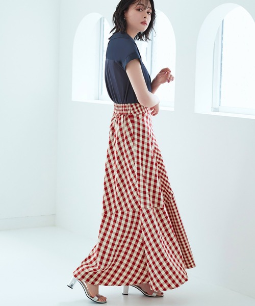 RUIRUE BOUTIQUE（ルイルエブティック） スカート ミックスギンガム