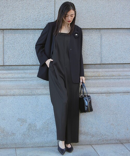 サロペット オーバーオール 「VERY3月号掲載/洗える」TRコンフォート