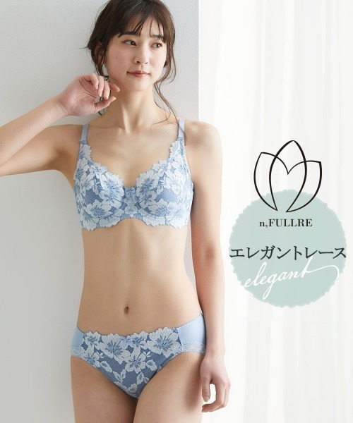 ニッセン（nissen） ブラジャー ショーツセット フルカップブラジャー