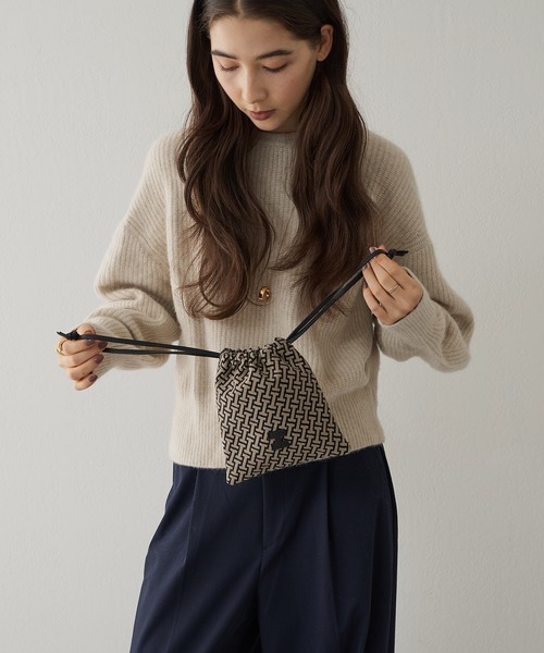 IACUCCI（イアクッチ） ポーチ モノグランマ ポーチ JACQUARD/CERVO