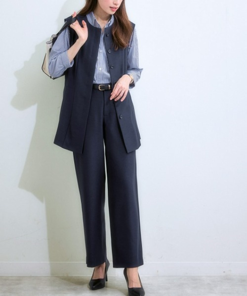 7days Life Styling セットアップ 「洗える」リネンライク ストレッチ