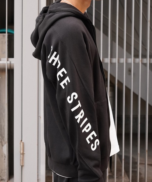 adidas（アディダス） パーカー ジップアップパーカー オーバーサイズ