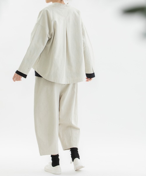 nop de nod（ノップドゥノッド） ジャケット ノーカラージャケット