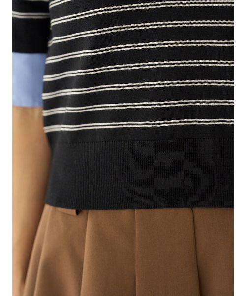 SNIDEL（スナイデル） ニット セーター シャツドッキングニットポロ