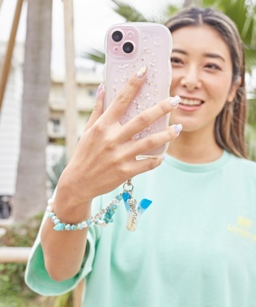 AMINA COLLECTION Kahiko/カヒコ ストラップ ラキイ ニシャル スマホ