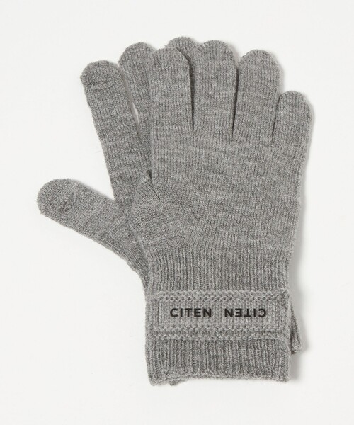 CITEN（シテン） 手袋 「CITEN」クリアロゴニットグローブ レディース
