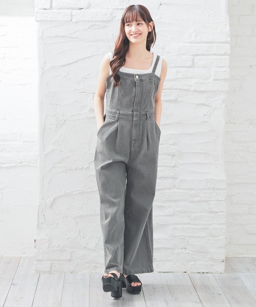 Honeys（ハニーズ） サロペット オーバーオール デニムオールインワン