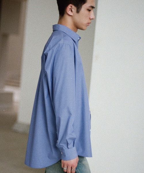WYM LIDNM シャツ MICRO SPAN BASIC DRESS SHIRT メンズ レディース
