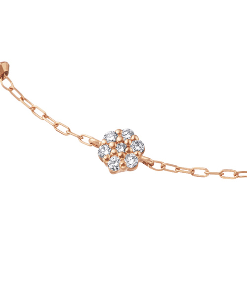 4℃（ヨンドシー） ブレスレット K18ピンクゴールド ダイヤモンド