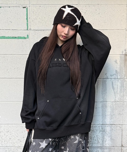 パーカー スタースタッズパーカー レディース メンズ : ZOZOTOWN Yahoo