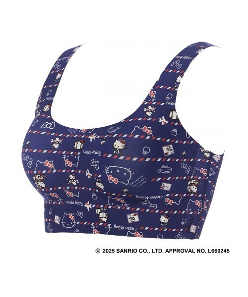 Sloggi ブラジャー スロギー ゼロフィール ハローキティ ハーフトップ