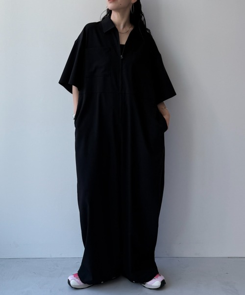 wee9s（ウィークス） オールインワン half sleeve zip all in one