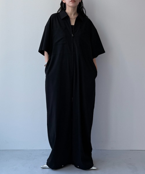 wee9s（ウィークス） オールインワン half sleeve zip all in one
