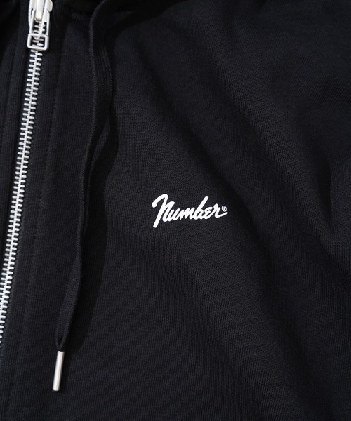 NUMBER (N)INE（ナンバーナイン） パーカー ZIP HOODIE/ワンポイント