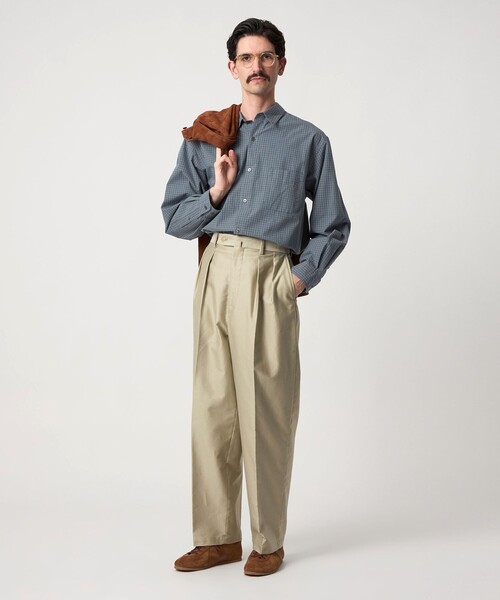 STEVEN ALAN（スティーブンアラン） シャツ ポプリン グラフチェック