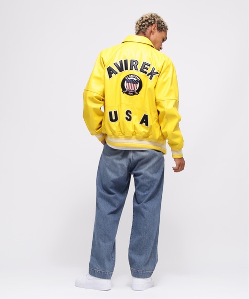 AVIREX（アヴィレックス） スタジャン LIGHT SIGNATURE VARSITY JACKET