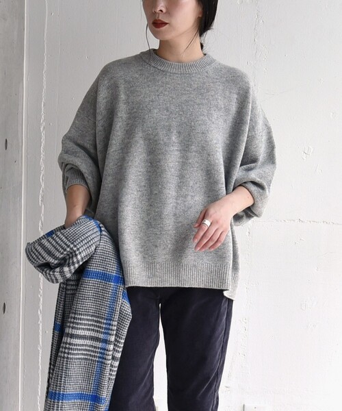 quaranciel ニット セーター quaranciel:「手洗い可能」AQUA カシミヤ