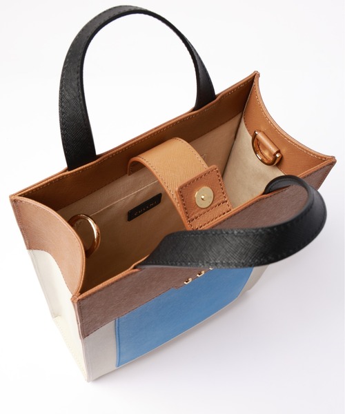 CULLNI（クルニ） ショルダーバッグ Leather vertical mini tote bag