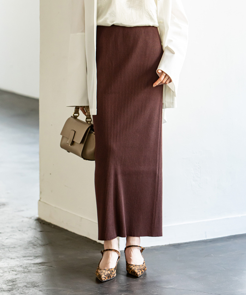 NOBLE（ノーブル） スカート 《追加8》トタンテレコタイトスカート