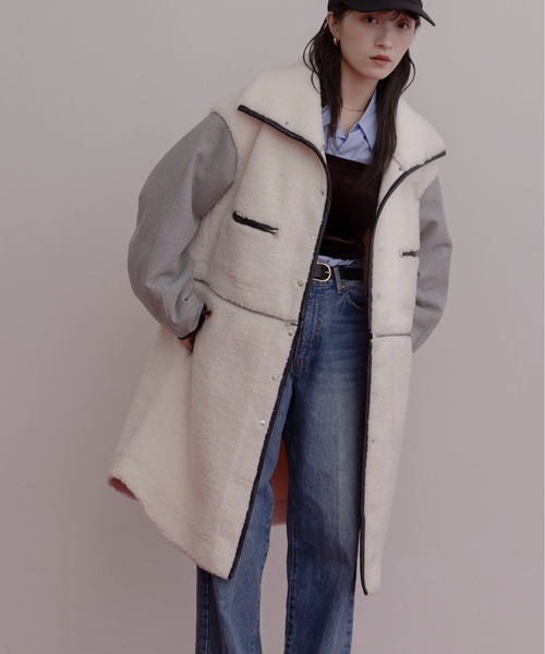 Eimee Law（エイミーロウ） ムートンコート ボアコート リバーシブル