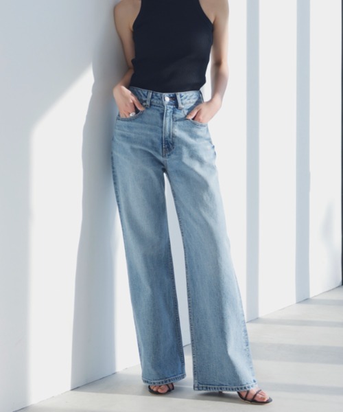 anuans（アニュアンス） ジーンズ デニム デニムパンツ Wide leg denim