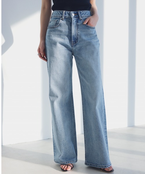 anuans（アニュアンス） ジーンズ デニム デニムパンツ Wide leg denim