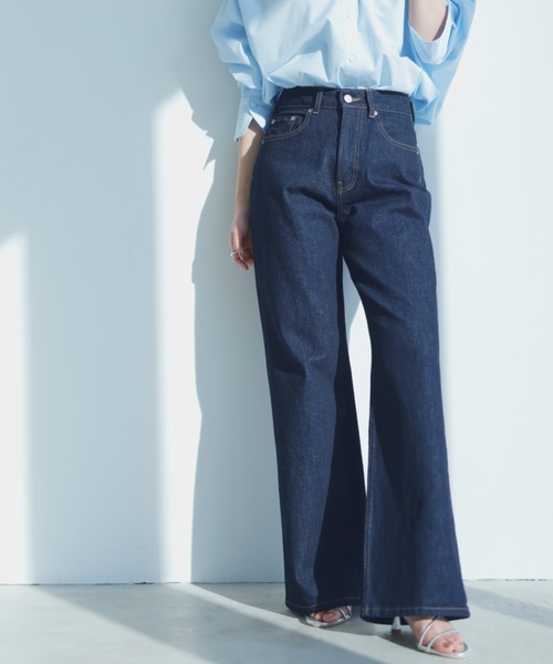 anuans（アニュアンス） ジーンズ デニム デニムパンツ Wide leg denim