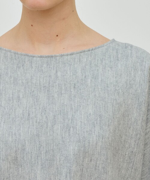 DES PRES（デプレ） tシャツ ニットコンビネーション ボートネックプル