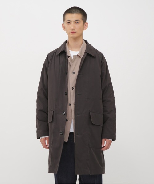MHL.（エムエイチエル） ステンカラーコート コート WORN COTTON NYLON