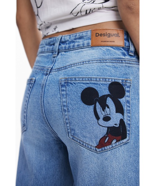 Desigual（デシグアル） ジーンズ デニム デニムパンツ ミッキーマウス