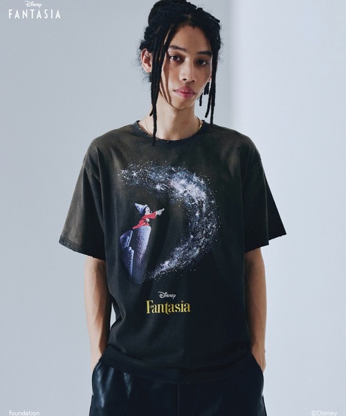 Camphor wood tシャツ Disney Fantasia / / fade graphic tee