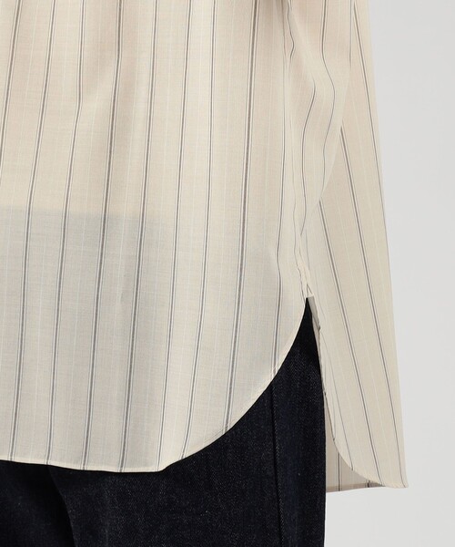 TOMORROWLAND（トゥモローランド） シャツ ウールナイロンストライプ