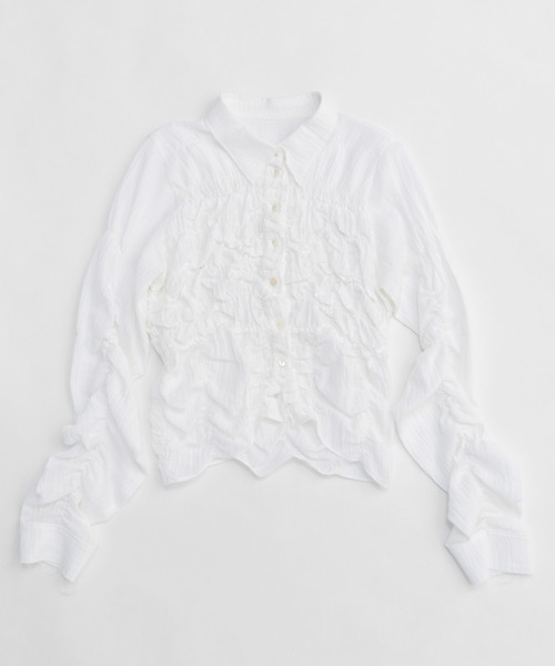 MAISON SPECIAL（メゾンスペシャル） ブラウス シャツ Shirring