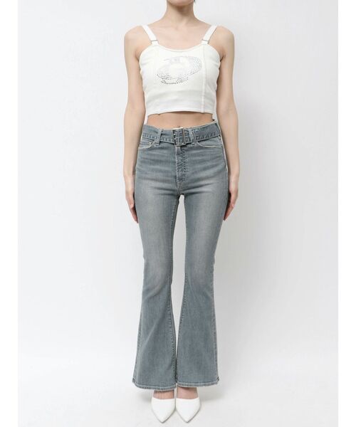 GYDA（ジェイダ） ジーンズ デニム デニムパンツ ハイウエストBACK