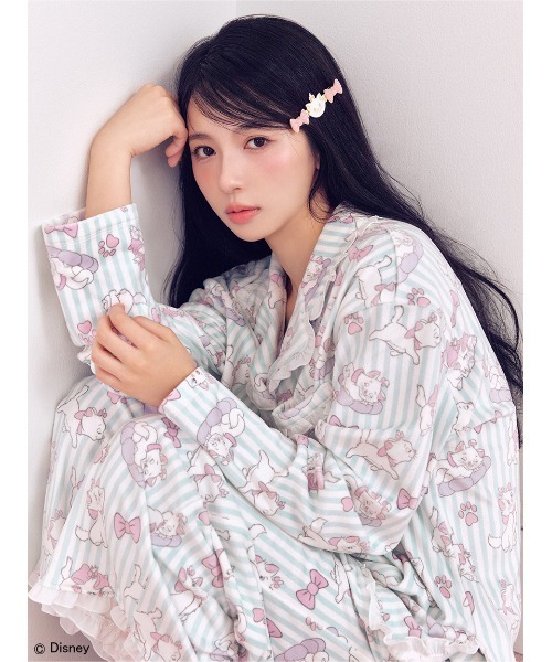 SNIDEL HOME パジャマ ルームウェア 「The Aristocats」総柄ロング