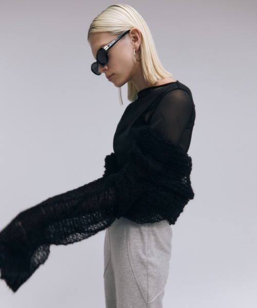 JOSE MOON（ジョゼムーン） ニット セーター MOHAIR HOLEDROP KNIT