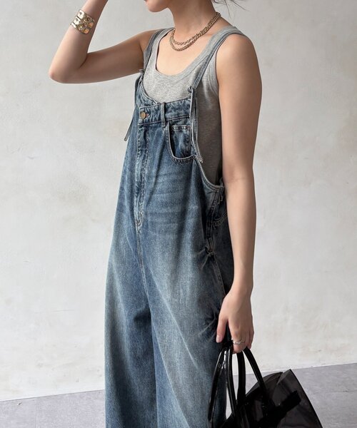 DouDou（ドゥドゥ） オールインワン 「WEB限定」 デニムオールインワン