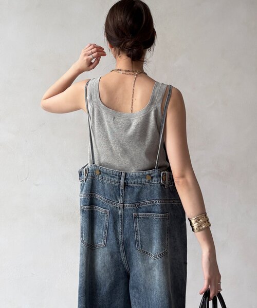 DouDou（ドゥドゥ） オールインワン 「WEB限定」 デニムオールインワン