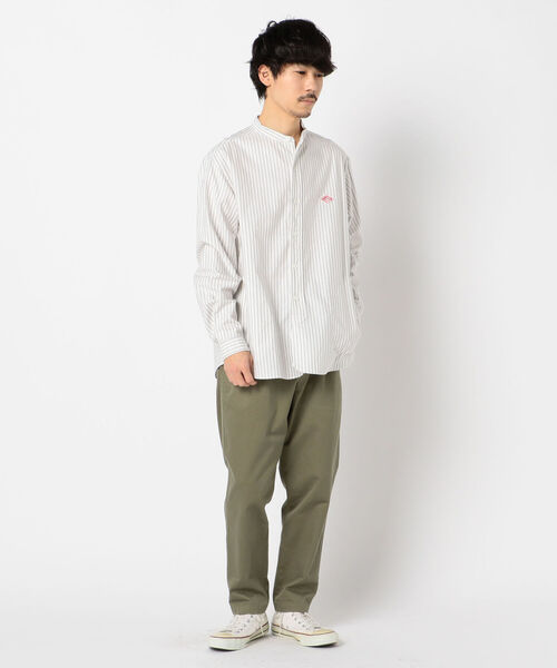 Danton（ダントン） シャツ ブラウス 【DANTON/ダントン】バンドカラー