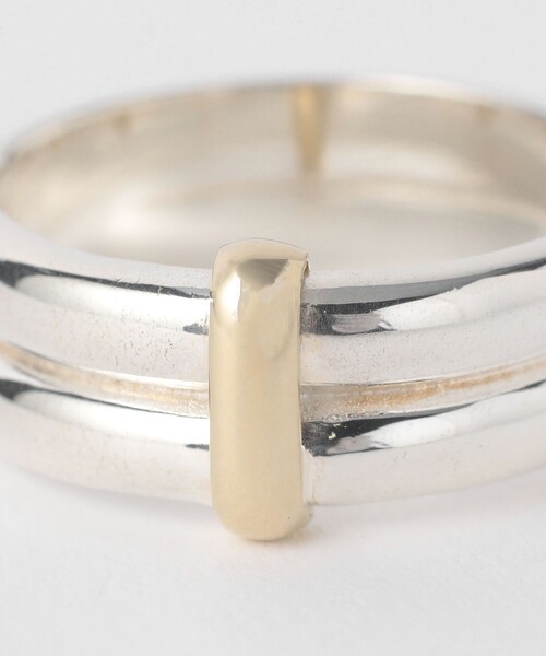 BEAUTY＆YOUTH UNITED ARROWS 指輪 リング SILVER925 x BRASS ダブル