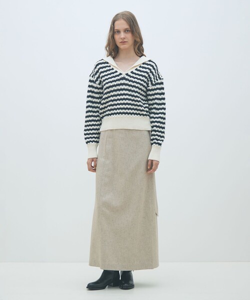 MACPHEE（マカフィー） ニット セーター ハイブリットケーブル