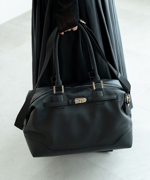 REAIMER（リエメ） ボストンバッグ ベルト デザイン 2way ボストン