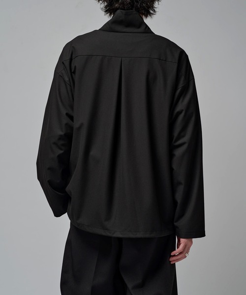 Lui's（ルイス） シャツ FINE ロングスリーブZIPシャツ メンズ