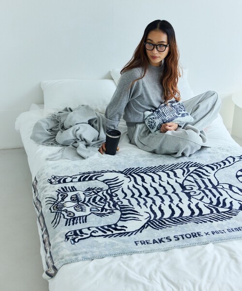 SOMABITO スカルデザイン フリースブランケット SOMABITO スカル