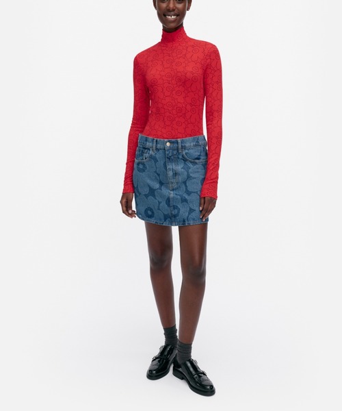 marimekko（マリメッコ） デニムスカート 「ノベルティ付」「Maridenim