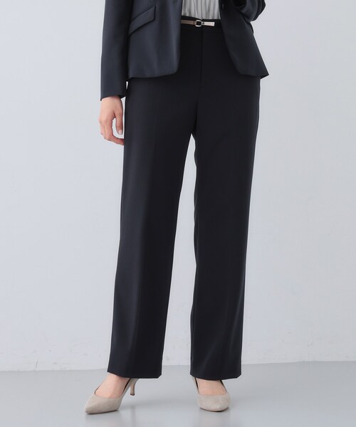 INDIVI（インディヴィ） スラックス パンツ 「洗える／リクルート