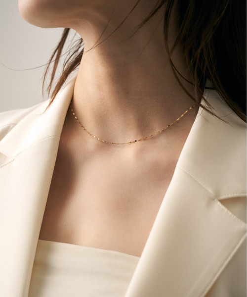 Jewel closet by L&Co. ネックレス K10フラワーエクレアチェーン